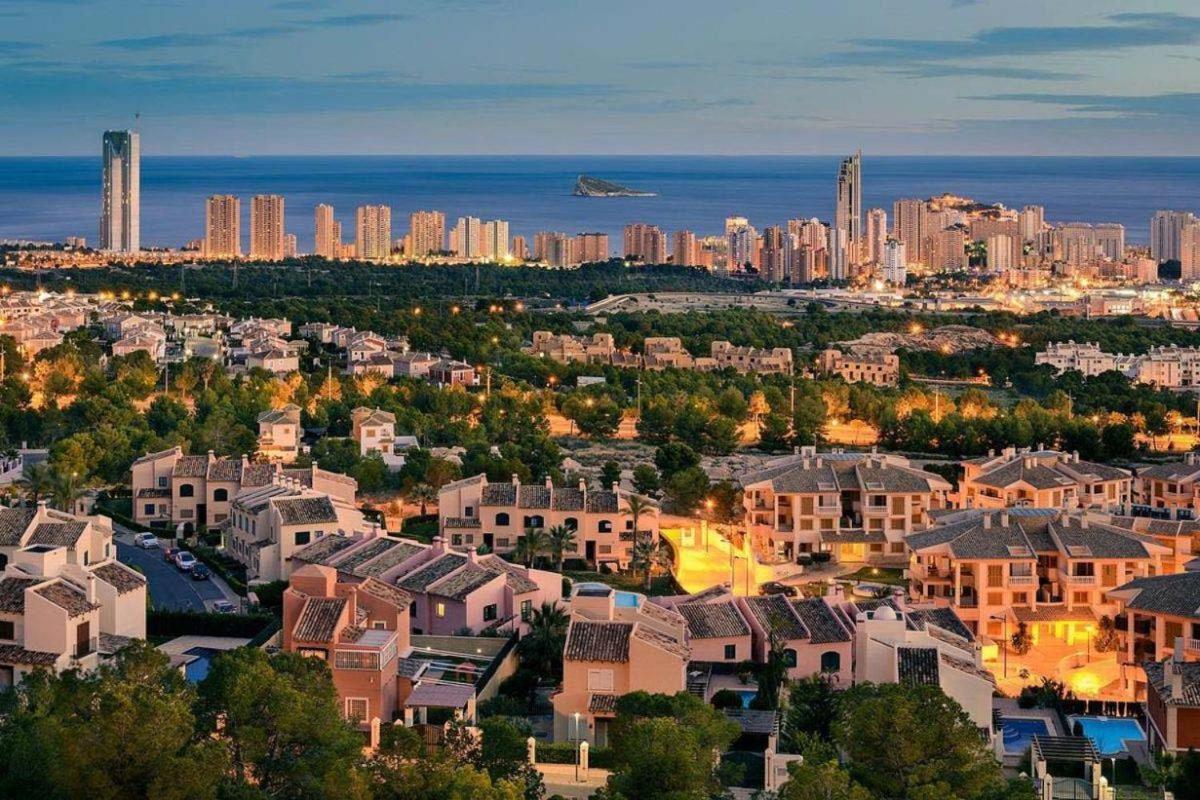 Вилла Casa En 3 Km De Benidorm Y De La Playa Финестрат Экстерьер фото